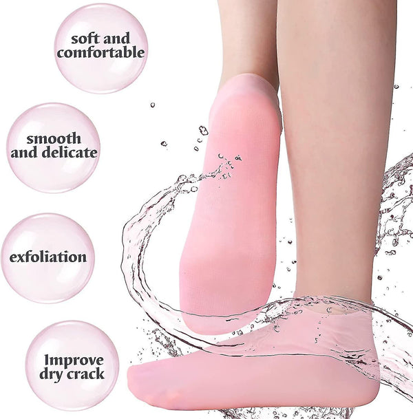 Multi Purpose Silicone Moisturizing Socks